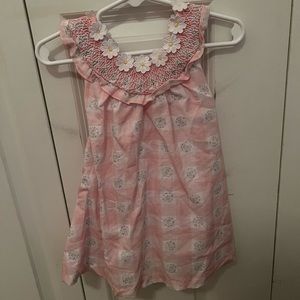 Dondolo x LoveShackFancy Daisy toddler gingham sundress